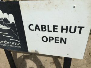 Cable hut open
